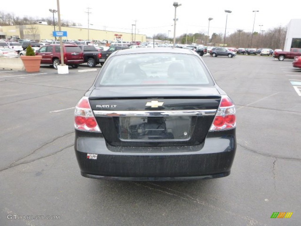 2010 Aveo LT Sedan - Black Granite / Charcoal photo #4