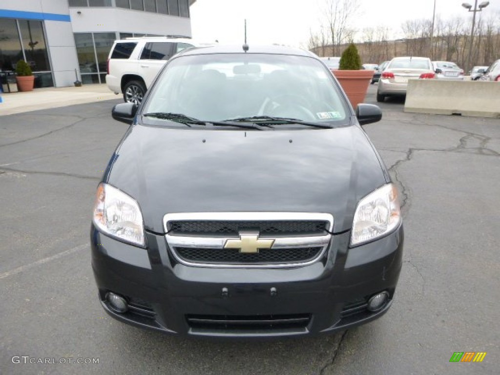 2010 Aveo LT Sedan - Black Granite / Charcoal photo #8
