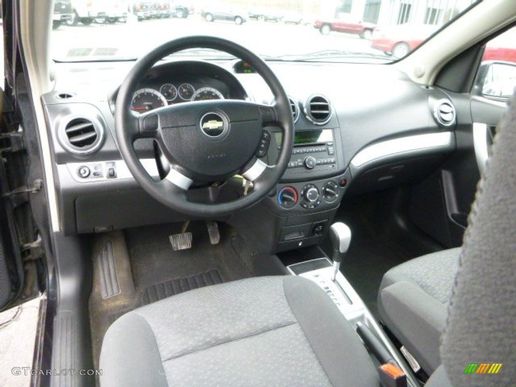 2010 Aveo LT Sedan - Black Granite / Charcoal photo #12