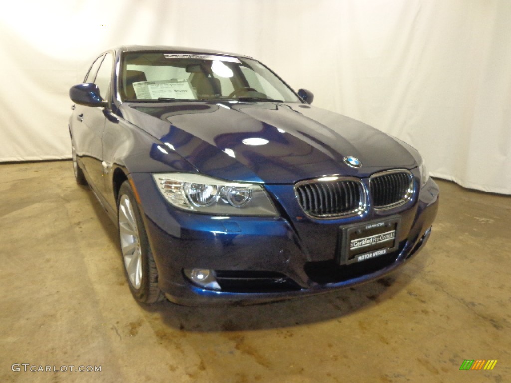 2011 3 Series 328i xDrive Sedan - Deep Sea Blue Metallic / Gray Dakota Leather photo #2