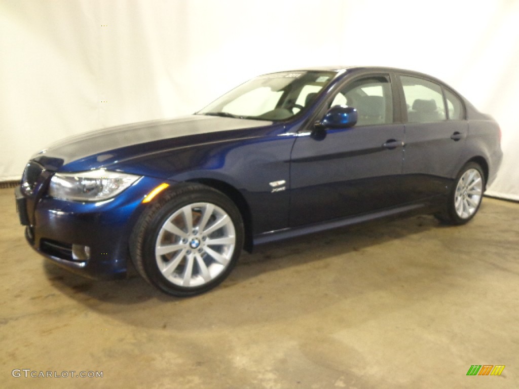 2011 3 Series 328i xDrive Sedan - Deep Sea Blue Metallic / Gray Dakota Leather photo #5