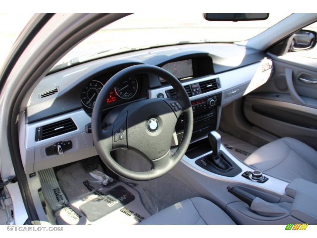 Gray Dakota Leather Interior 2011 BMW 3 Series 328i xDrive Sedan Photo #92158573
