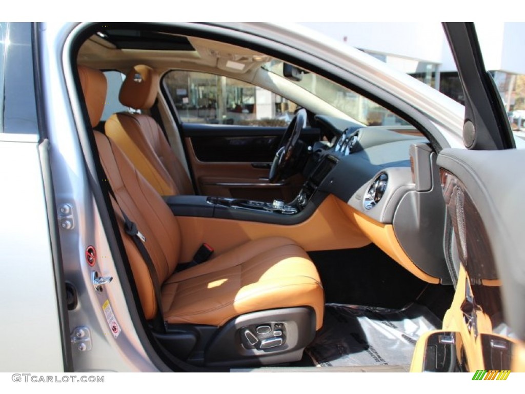 2012 XJ XJL Portfolio - Rhodium Silver Metallic / London Tan/Jet photo #29