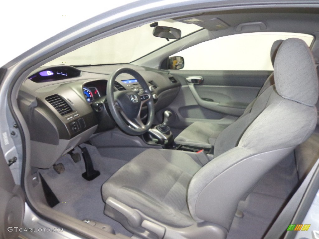 Gray Interior 2010 Honda Civic LX Coupe Photo #92160628