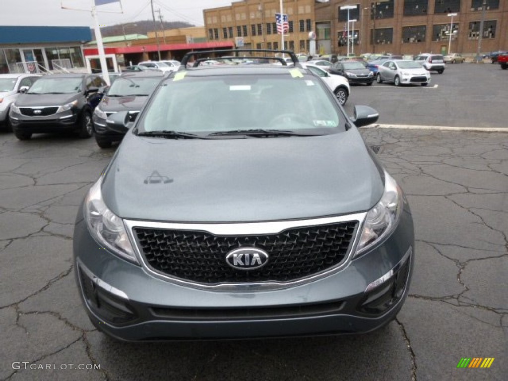 2014 Sportage LX - Sage Green / Black photo #3