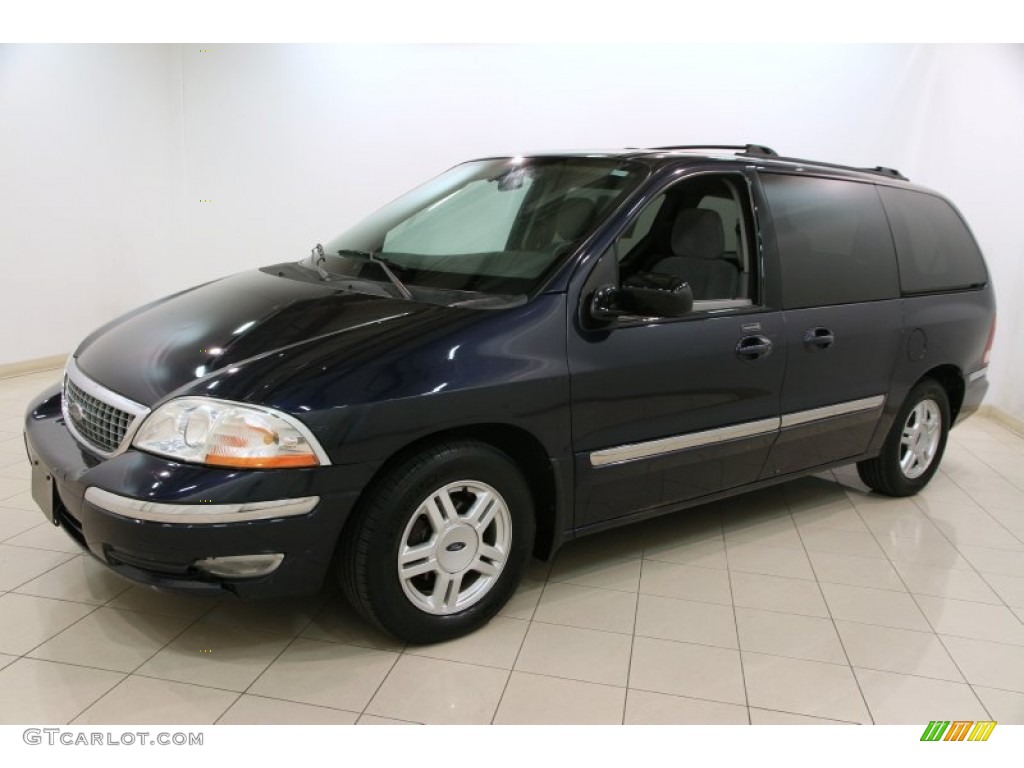 True Blue Metallic 2003 Ford Windstar SE Exterior Photo #92161885