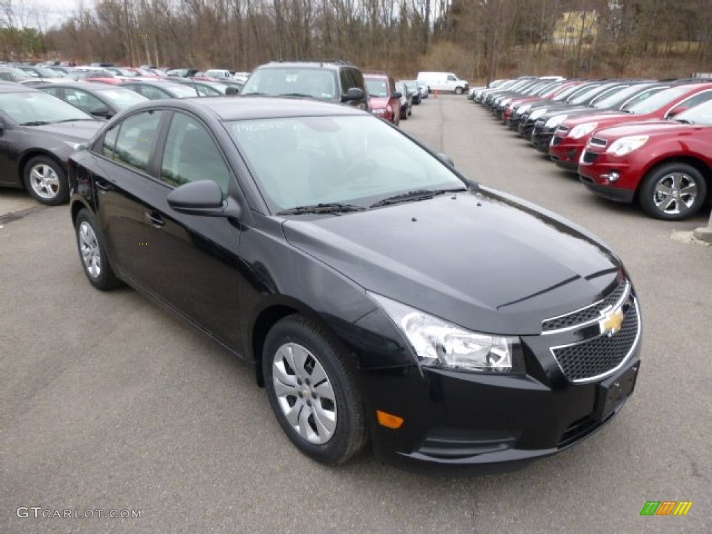 2014 Cruze LS - Black Granite Metallic / Jet Black/Medium Titanium photo #3