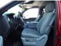 Steel Gray Front Seat Photo for 2013 Ford F150 #92166508