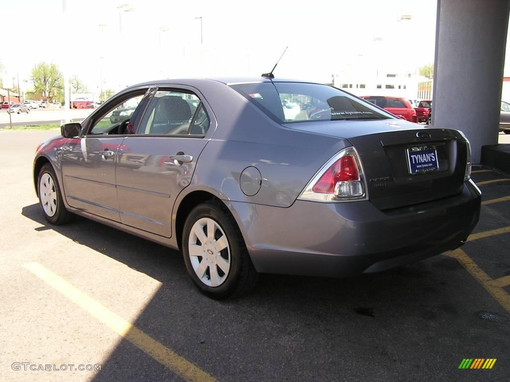 2007 Fusion S - Tungsten Grey Metallic / Camel photo #2