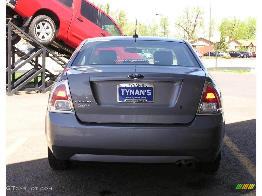 2007 Fusion S - Tungsten Grey Metallic / Camel photo #3