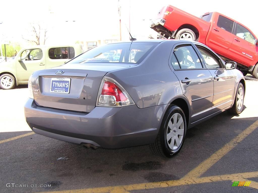 2007 Fusion S - Tungsten Grey Metallic / Camel photo #4