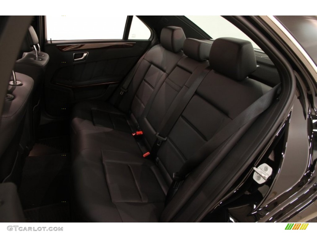 2013 Mercedes-Benz E 350 4Matic Sedan Rear Seat Photo #92169673