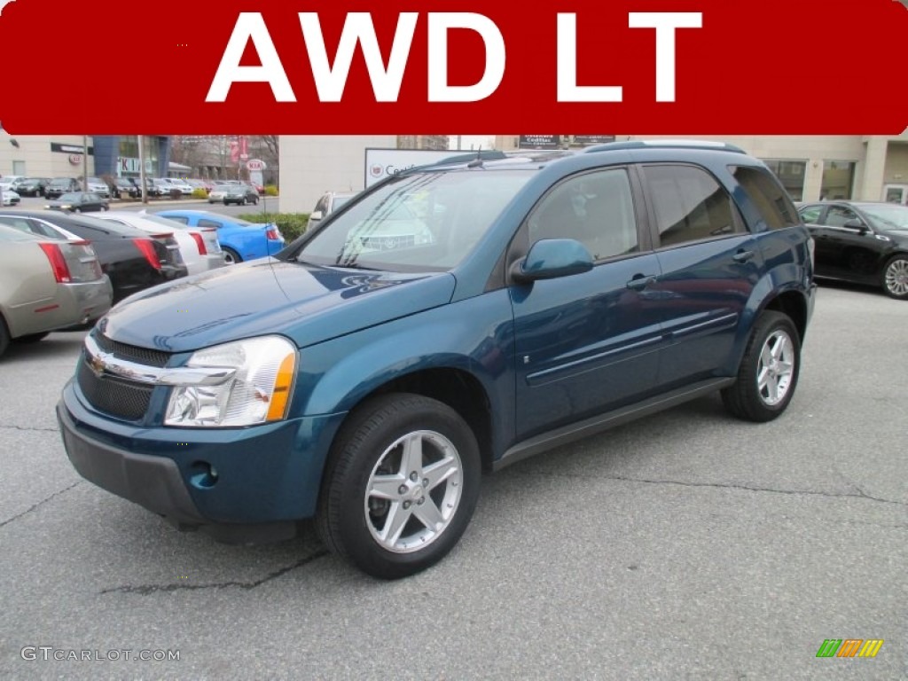 2006 Equinox LT AWD - Bermuda Green Metallic / Light Gray photo #1