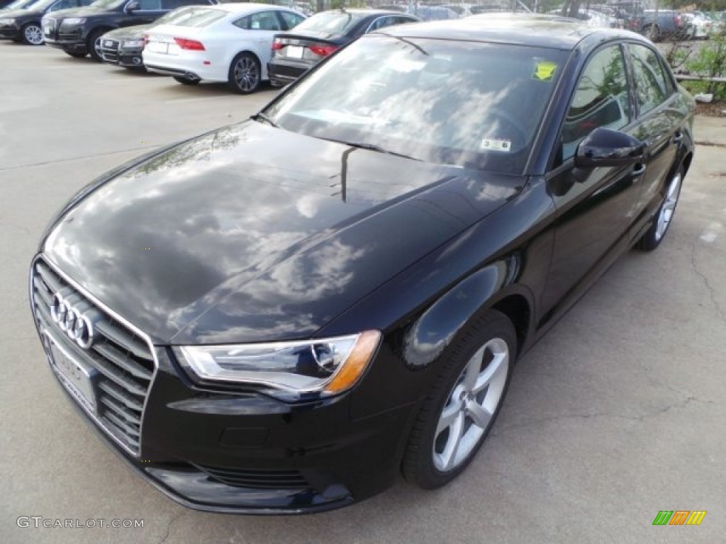 Brilliant Black 2015 Audi A3 2.0 Premium quattro Exterior Photo #92170107