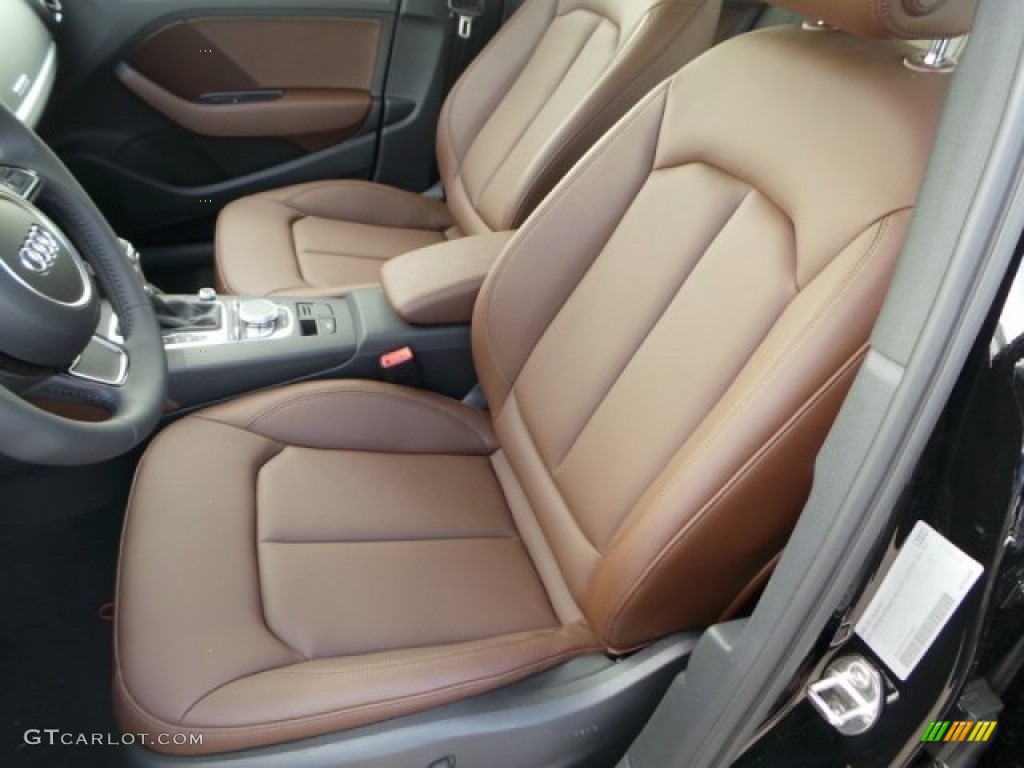 Chestnut Brown Interior 2015 Audi A3 2.0 Premium quattro Photo #92170303