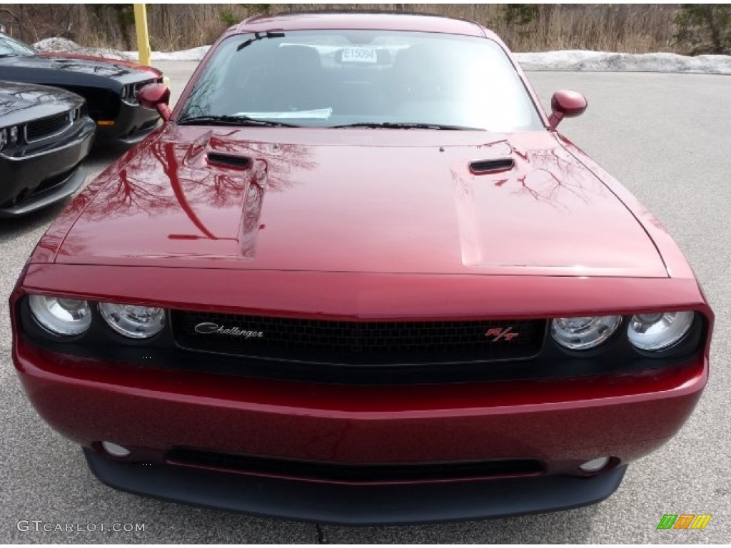 2014 Challenger R/T 100th Anniversary Edition - High Octane Red Pearl / Anniversary Dark Slate Gray/Molten Red photo #2
