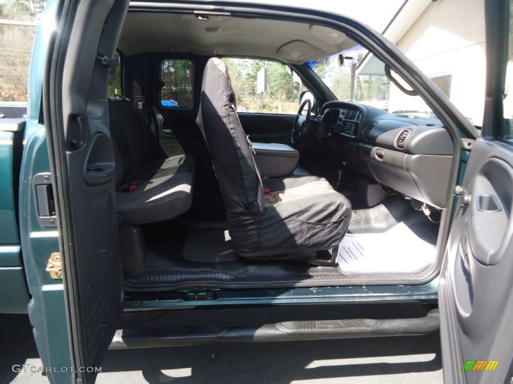 2001 Ram 1500 ST Club Cab 4x4 - Forest Green Pearl / Agate photo #17