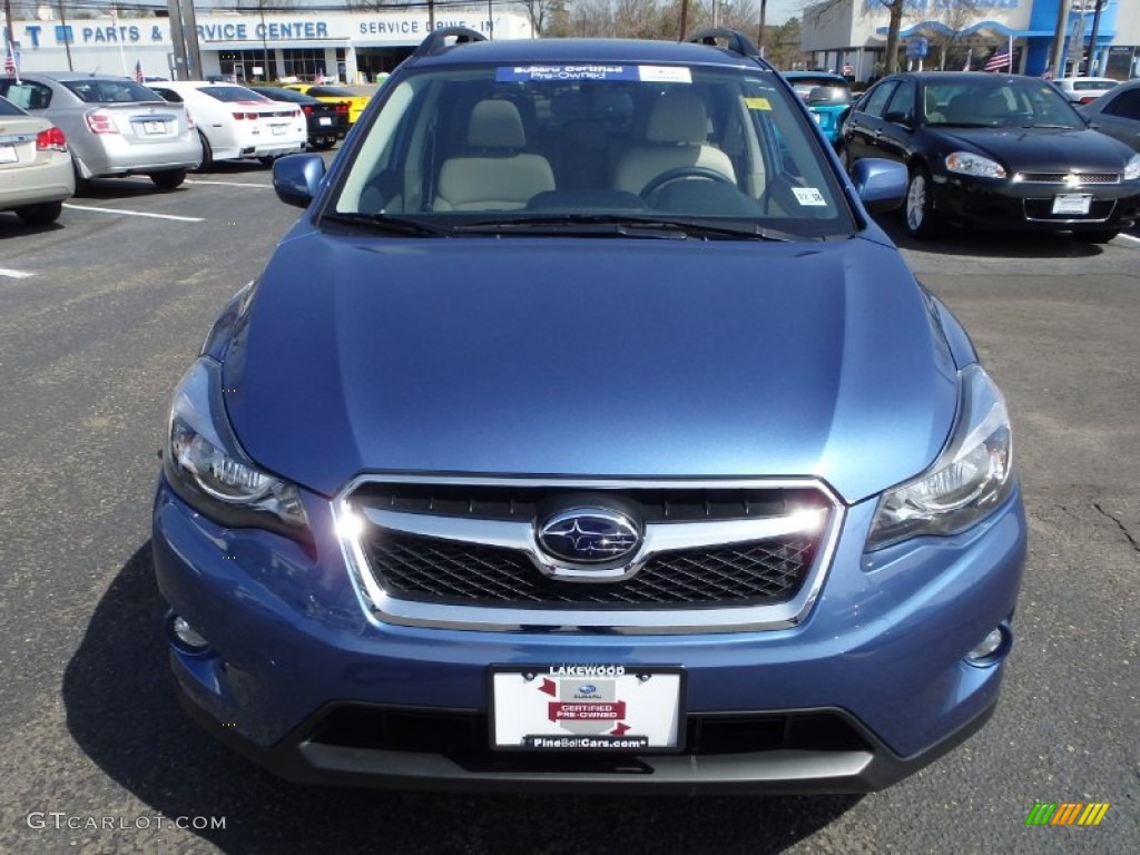 2014 XV Crosstrek 2.0i Limited - Quartz Blue Pearl / Ivory photo #2