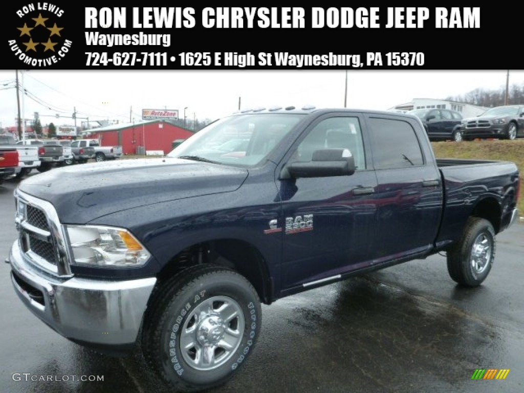 2014 2500 Tradesman Crew Cab 4x4 - True Blue Pearl Coat / Black/Diesel Gray photo #1