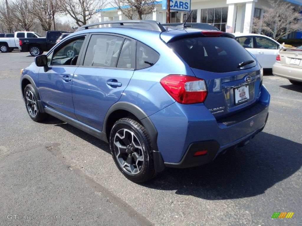 2014 XV Crosstrek 2.0i Limited - Quartz Blue Pearl / Ivory photo #9