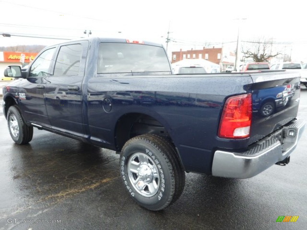 2014 2500 Tradesman Crew Cab 4x4 - True Blue Pearl Coat / Black/Diesel Gray photo #3