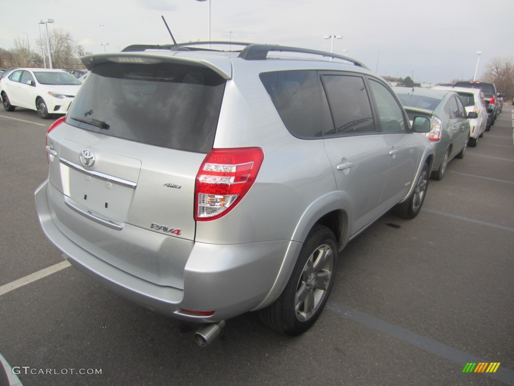 2011 RAV4 V6 Sport 4WD - Classic Silver Metallic / Dark Charcoal photo #4