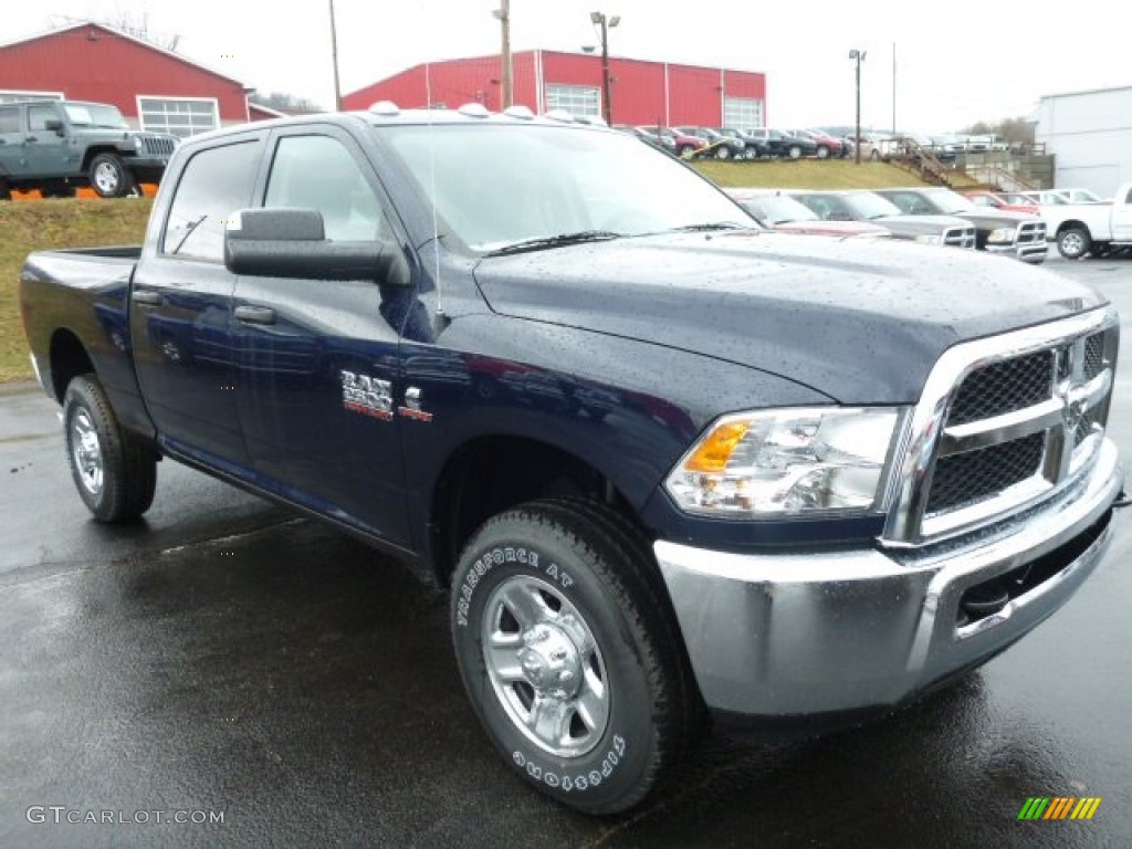 True Blue Pearl Coat 2014 Ram 2500 Tradesman Crew Cab 4x4 Exterior Photo #92173534