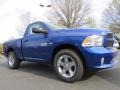 2014 Blue Streak Pearl Coat Ram 1500 Express Regular Cab  photo #4