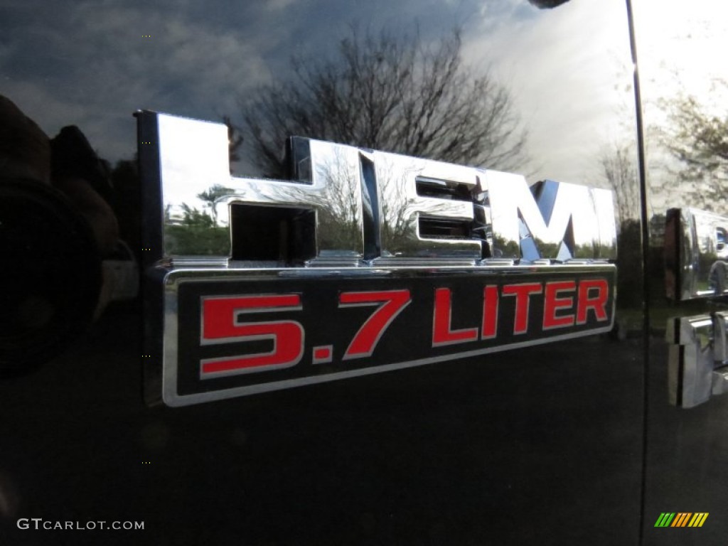 2014 1500 Sport Quad Cab - Black / Black photo #6