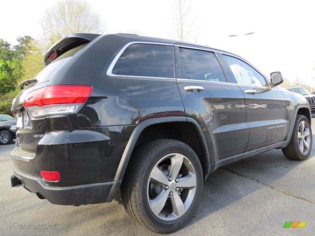 2014 Grand Cherokee Limited - Brilliant Black Crystal Pearl / Morocco Black photo #3