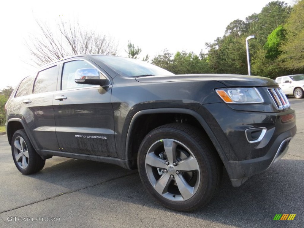 2014 Grand Cherokee Limited - Brilliant Black Crystal Pearl / Morocco Black photo #4