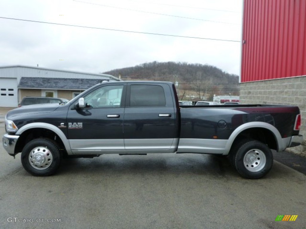 Maximum Steel Metallic 2014 Ram 3500 Laramie Crew Cab 4x4 Dually Exterior Photo #92176158