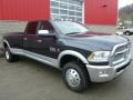 Front 3/4 View of 2014 3500 Laramie Crew Cab 4x4 Dually