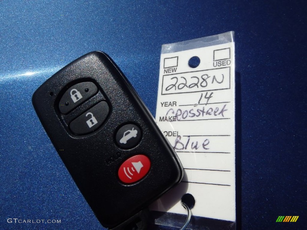 2014 XV Crosstrek Hybrid Touring - Quartz Blue Pearl / Ivory photo #12