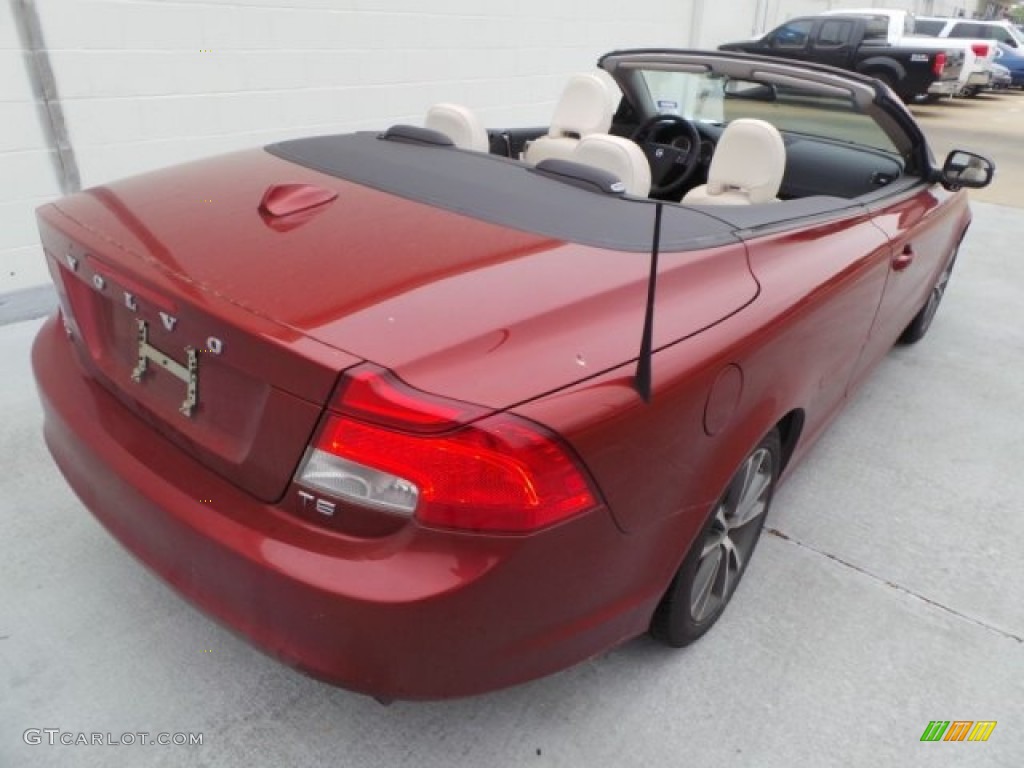 2012 C70 T5 - Flamenco Red Metallic / Calcite/Off Black photo #6