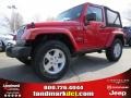 Flame Red 2014 Jeep Wrangler Freedom Edition 4x4