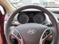 2011 Red Allure Hyundai Elantra GLS  photo #16