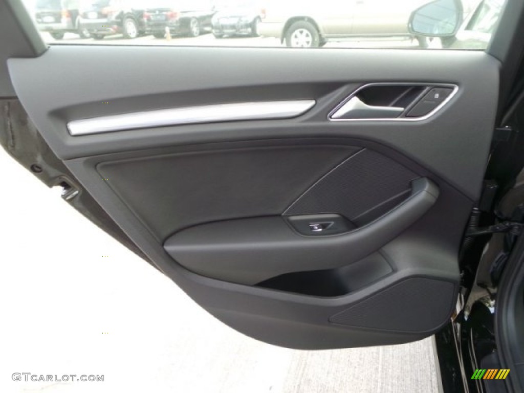 2015 Audi A3 2.0 Premium quattro Black Door Panel Photo #92178667