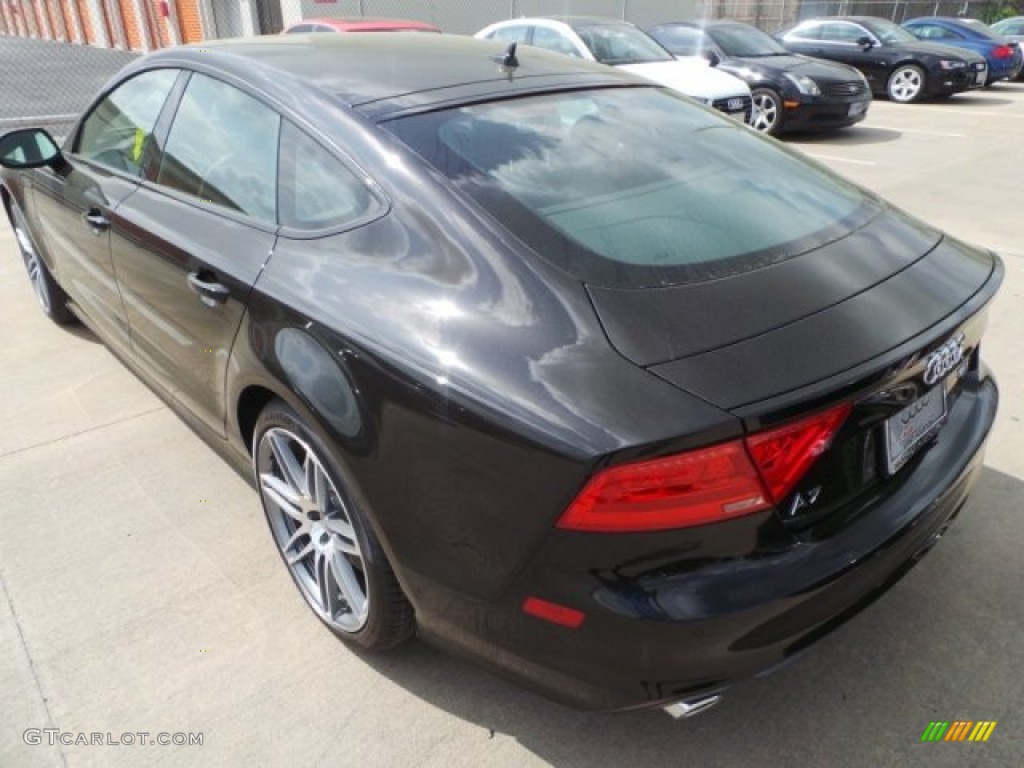 2014 A7 3.0T quattro Prestige - Havanna Black Metallic / Nougat Brown photo #5