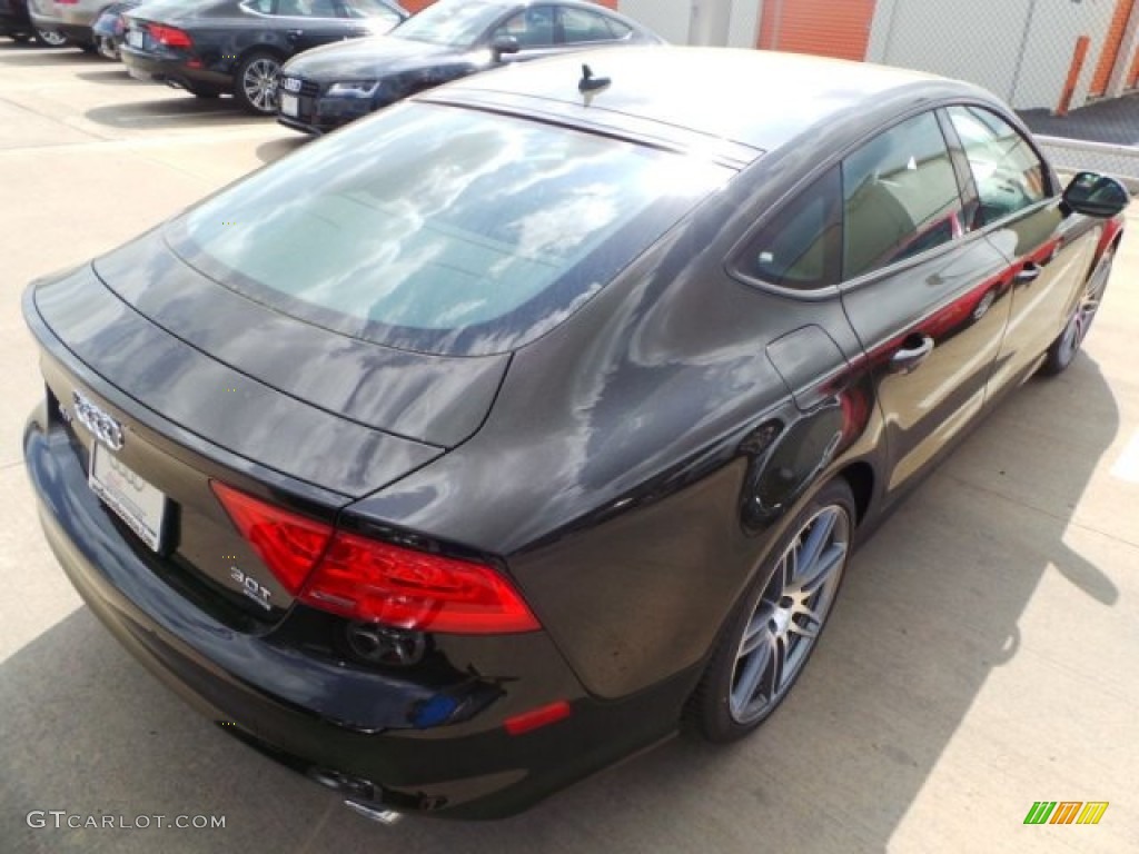 2014 A7 3.0T quattro Prestige - Havanna Black Metallic / Nougat Brown photo #7