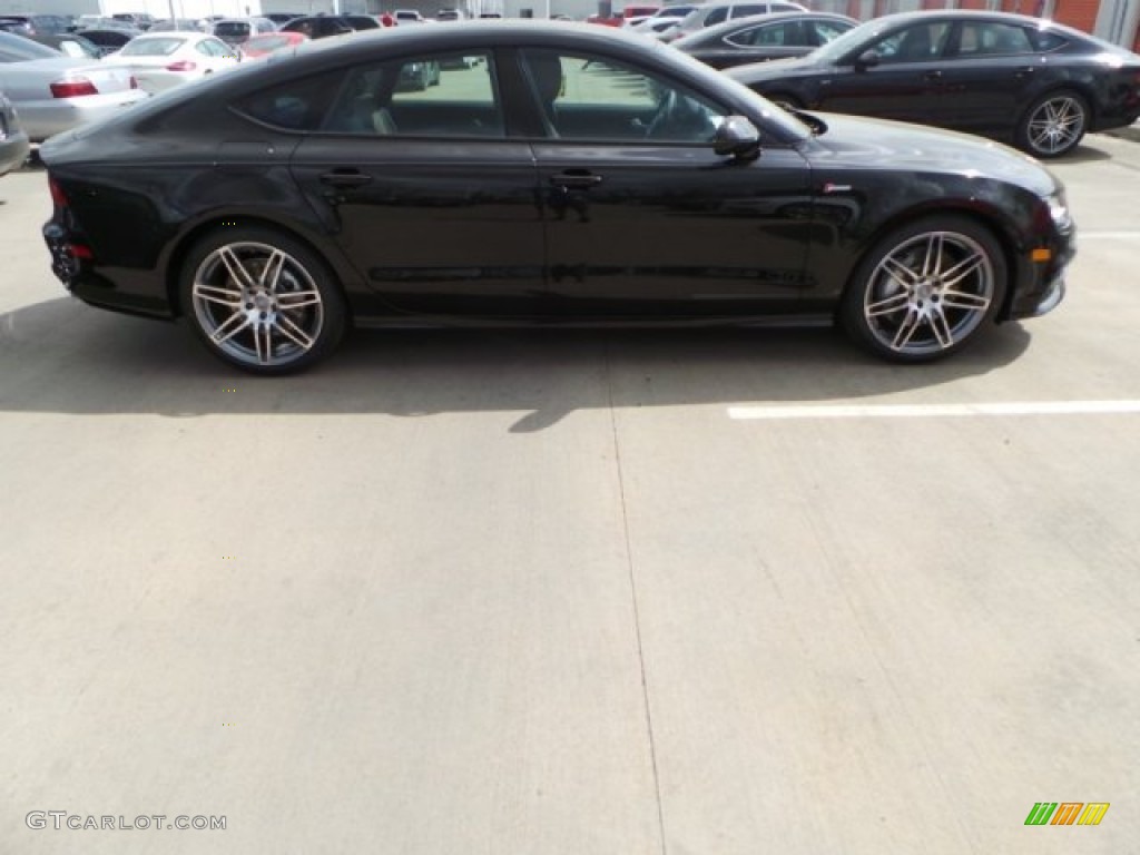 2014 A7 3.0T quattro Prestige - Havanna Black Metallic / Nougat Brown photo #8