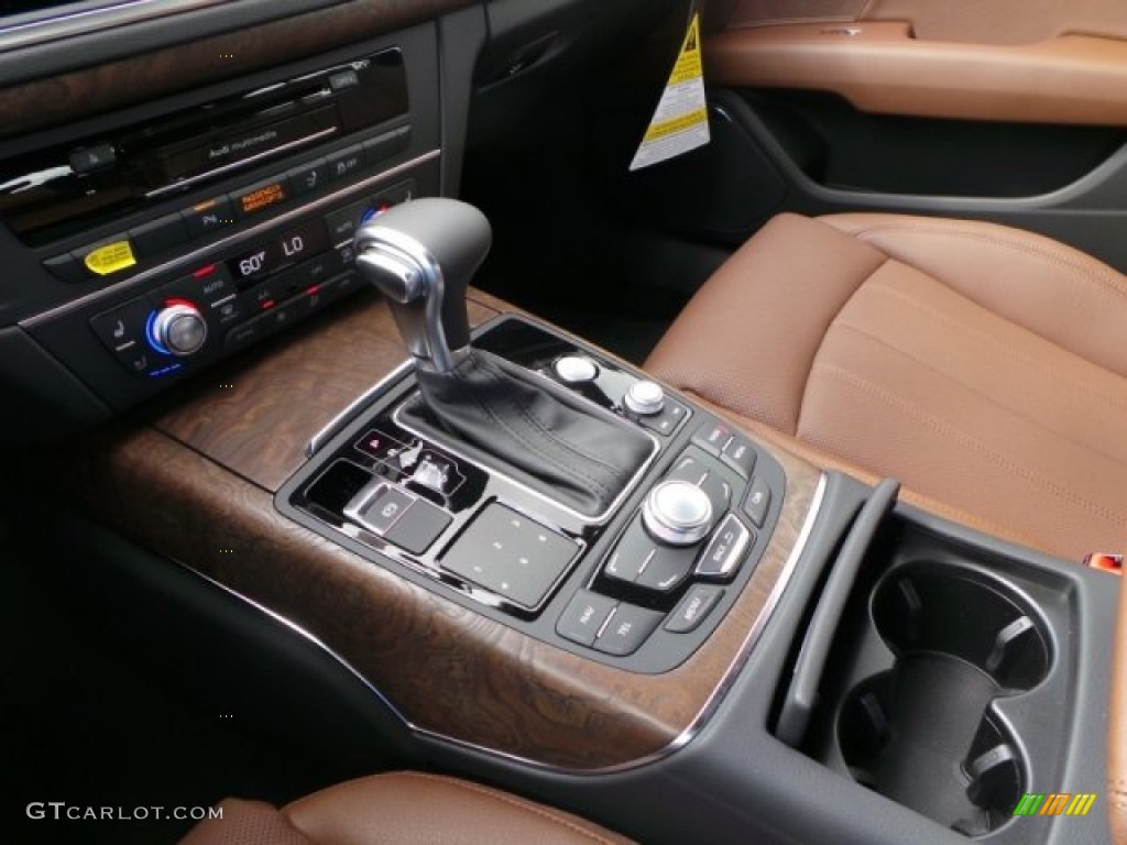 2014 A7 3.0T quattro Prestige - Havanna Black Metallic / Nougat Brown photo #17