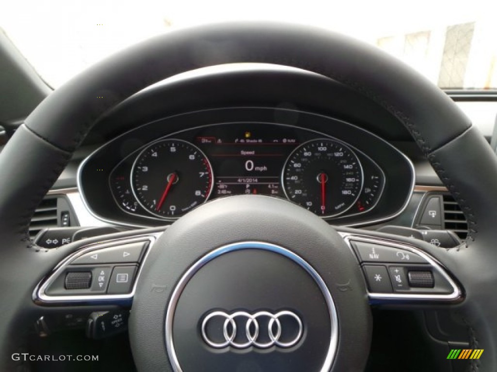 2014 A7 3.0T quattro Prestige - Havanna Black Metallic / Nougat Brown photo #25