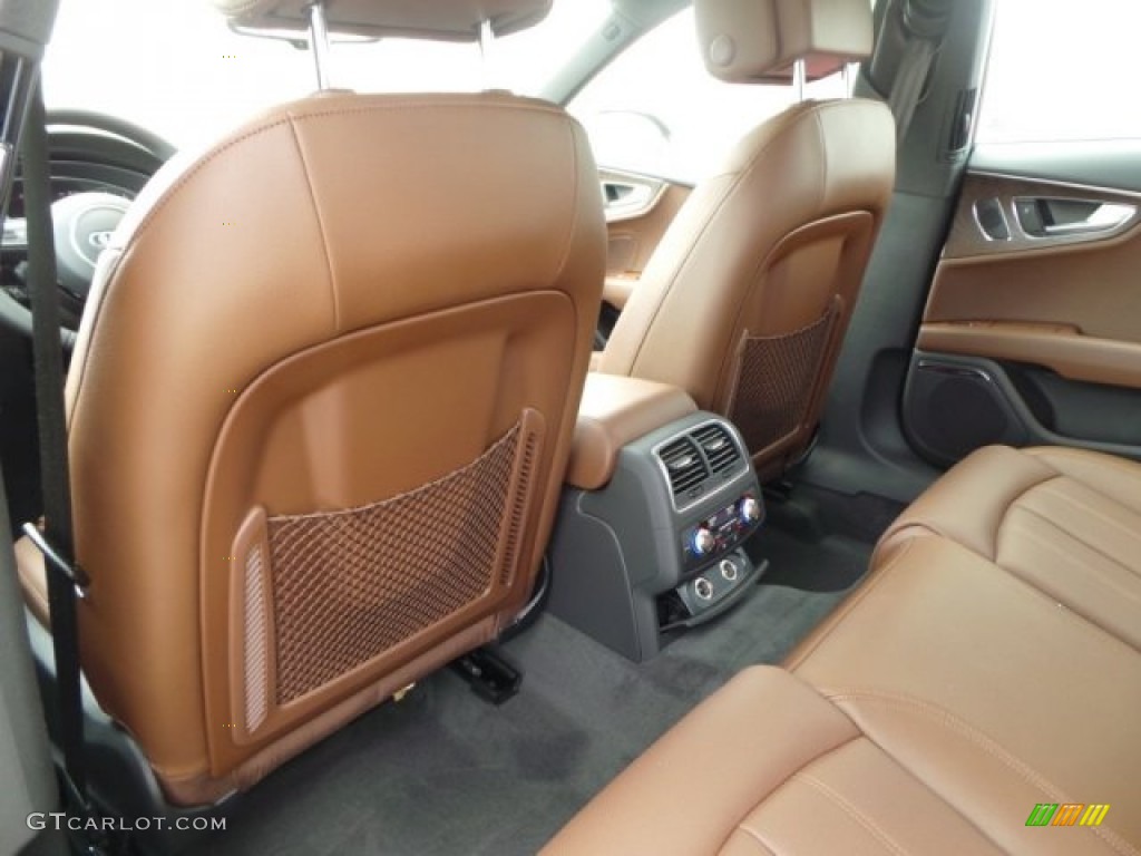 2014 A7 3.0T quattro Prestige - Havanna Black Metallic / Nougat Brown photo #27