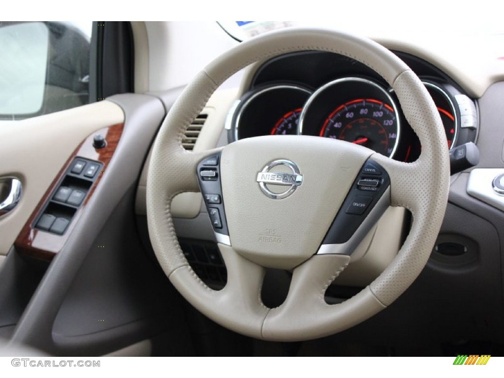 2010 Murano LE - Merlot Red Metallic / Beige photo #30