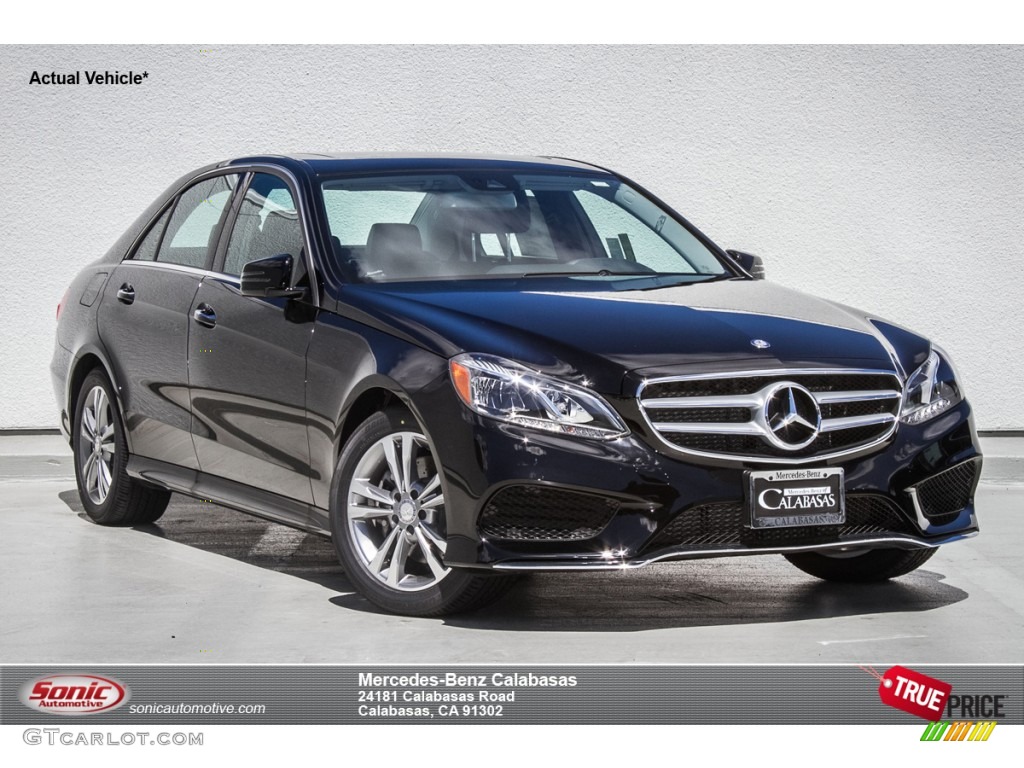 2014 E E250 BlueTEC Sedan - Black / Black photo #1