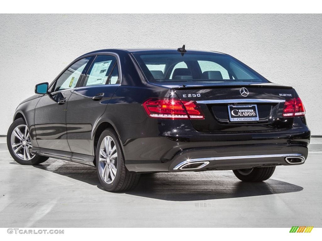2014 E E250 BlueTEC Sedan - Black / Black photo #2