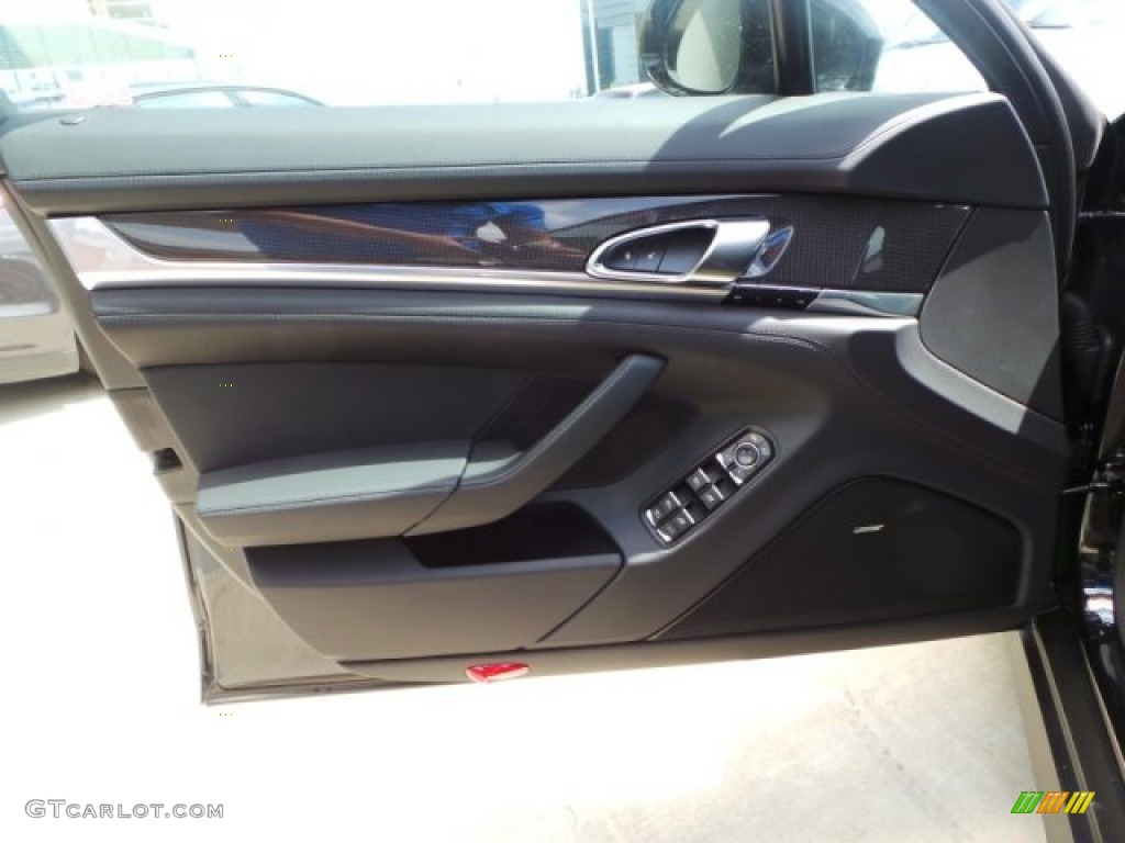 2014 Porsche Panamera GTS Black Door Panel Photo #92182759