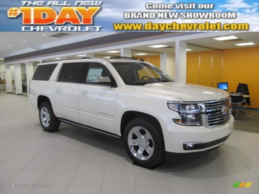 White Diamond Tricoat Chevrolet Suburban