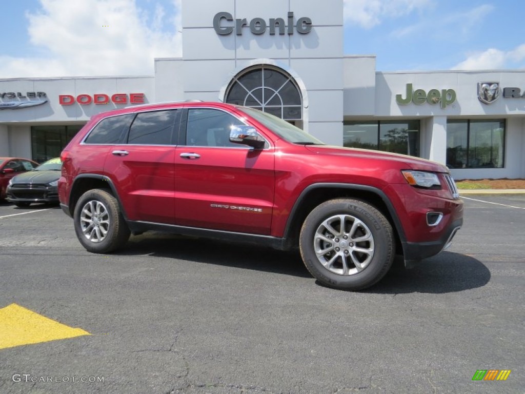 2014 Grand Cherokee Limited - Deep Cherry Red Crystal Pearl / Morocco Black photo #1